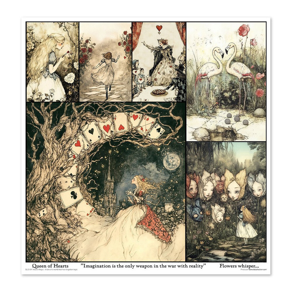 ITD Collection Alice's Magic 1 12x12 Inch Paper Pad (SLS 091) ITD Collection Alice's Magic 1 12x12 Inch Paper Pad (SLS 091)
