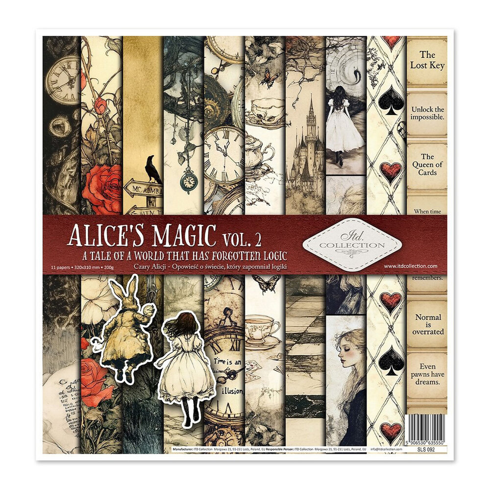 ITD Collection Alice's Magic 2 12x12 Inch Paper Pad (SLS 092) ITD Collection Alice's Magic 2 12x12 Inch Paper Pad (SLS 092)