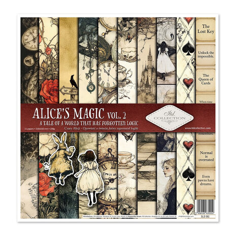 ITD Collection Alice's Magic 2 12x12 Inch Paper Pad (SLS 092) ITD Collection Alice's Magic 2 12x12 Inch Paper Pad (SLS 092)