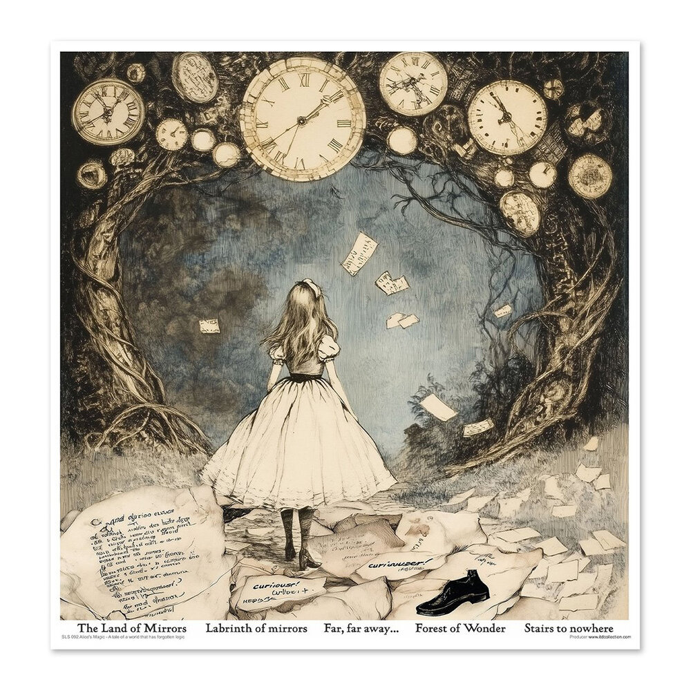 ITD Collection Alice's Magic 2 12x12 Inch Paper Pad (SLS 092) ITD Collection Alice's Magic 2 12x12 Inch Paper Pad (SLS 092)