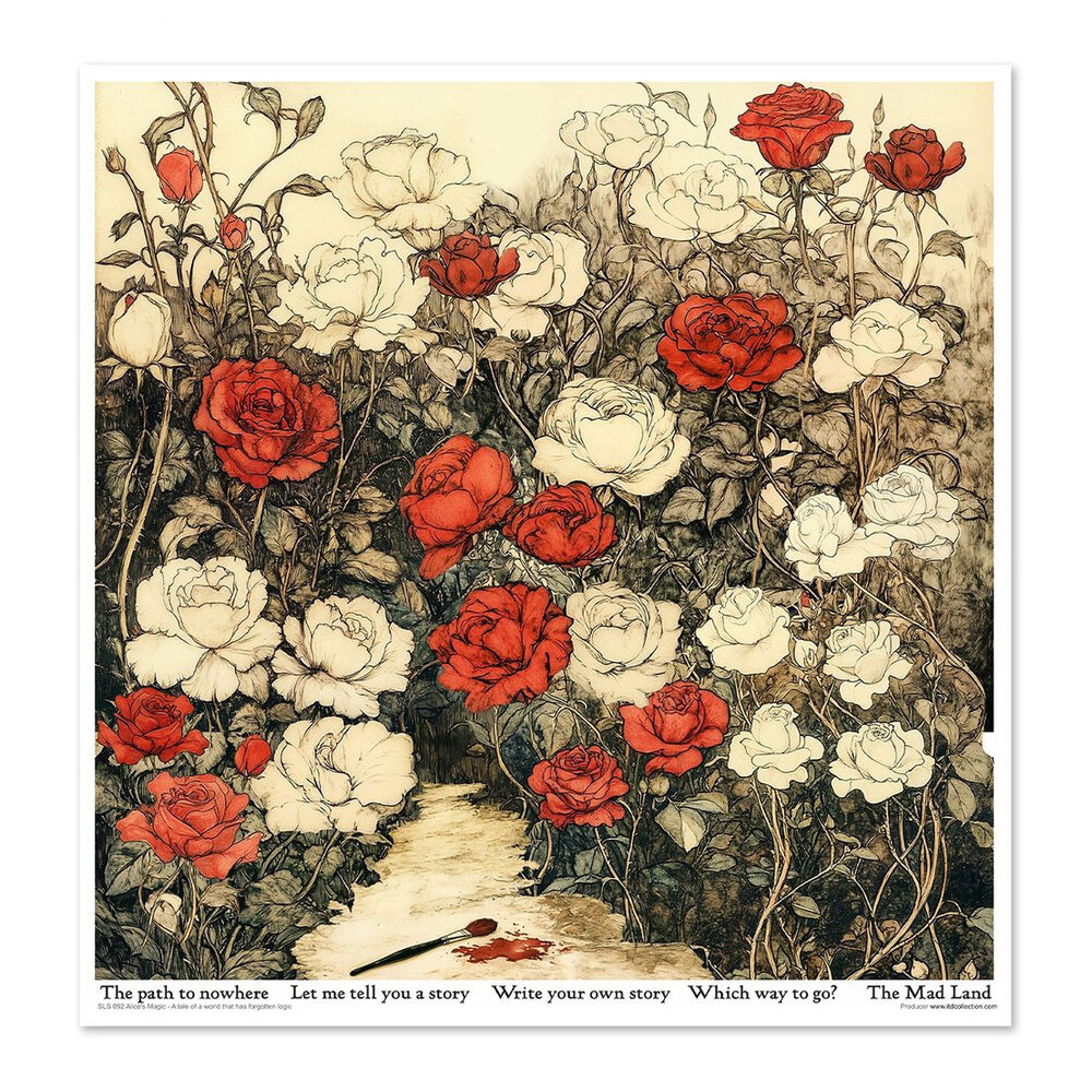 ITD Collection Alice's Magic 2 12x12 Inch Paper Pad (SLS 092) ITD Collection Alice's Magic 2 12x12 Inch Paper Pad (SLS 092)