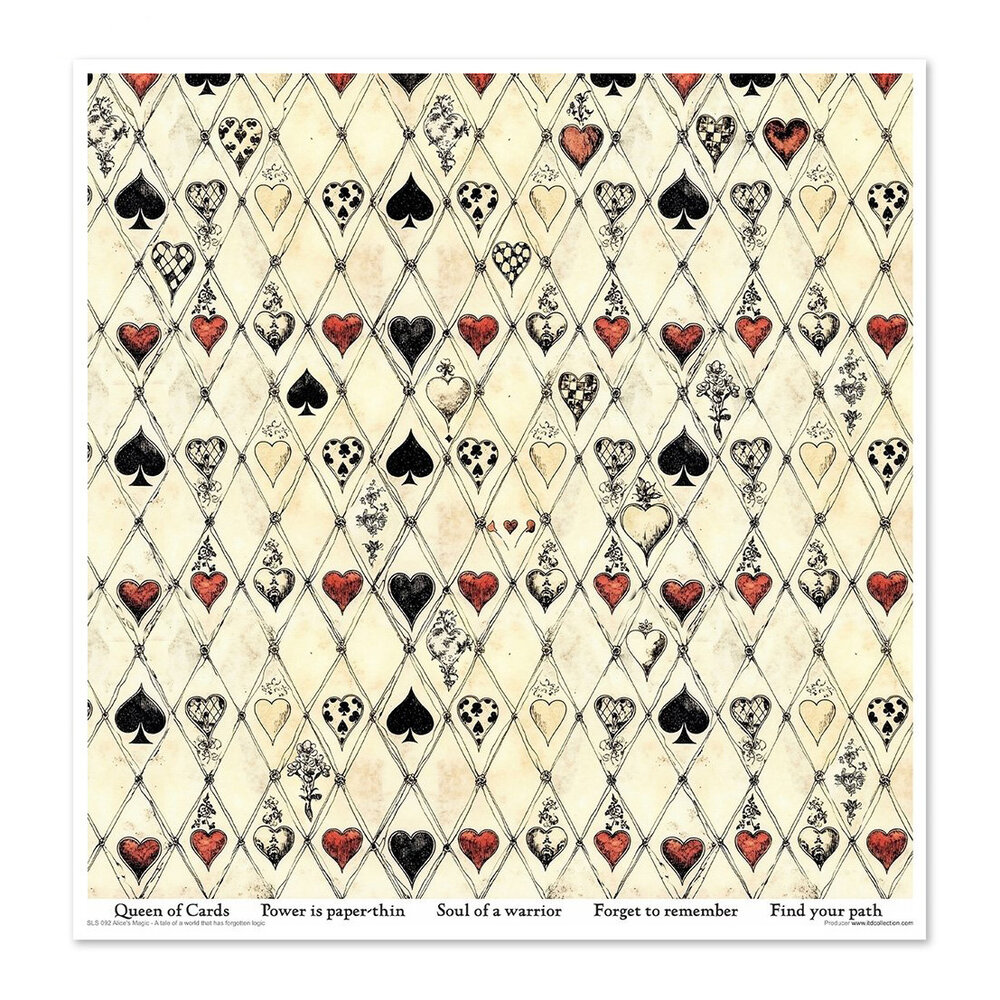 ITD Collection Alice's Magic 2 12x12 Inch Paper Pad (SLS 092) ITD Collection Alice's Magic 2 12x12 Inch Paper Pad (SLS 092)