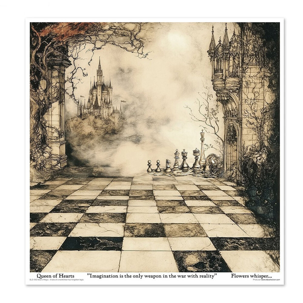 ITD Collection Alice's Magic 2 12x12 Inch Paper Pad (SLS 092) ITD Collection Alice's Magic 2 12x12 Inch Paper Pad (SLS 092)