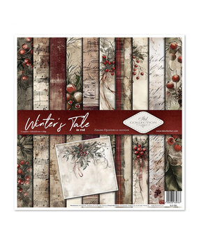 ITD Collection Winter's Tale in red 12x12 Inch Paper Pad (SLS 094)
