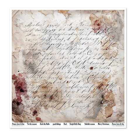 ITD Collection Winter's Tale in red 12x12 Inch Paper Pad (SLS 094) ITD Collection Winter's Tale in red 12x12 Inch Paper Pad (SLS 094)