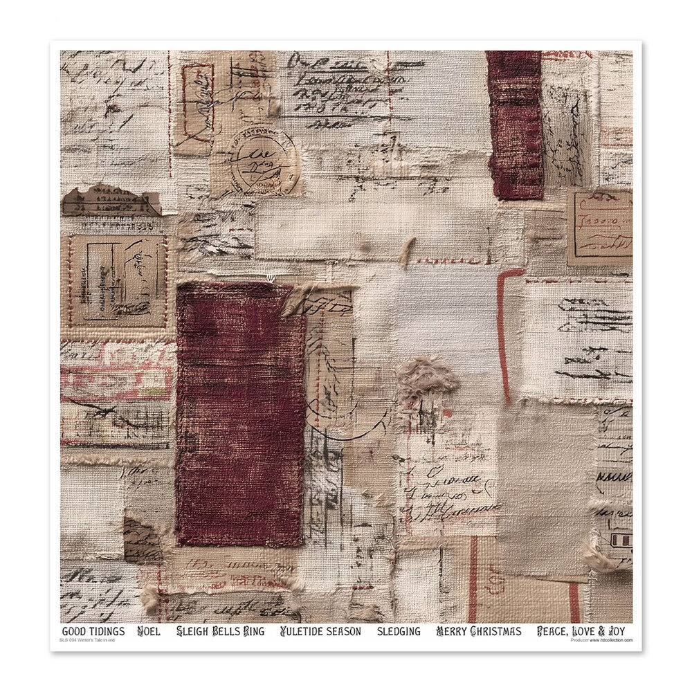ITD Collection Winter's Tale in red 12x12 Inch Paper Pad (SLS 094) ITD Collection Winter's Tale in red 12x12 Inch Paper Pad (SLS 094)
