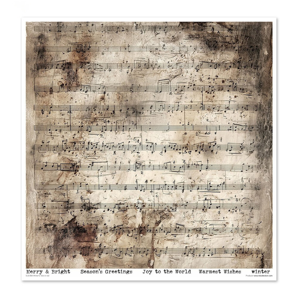 ITD Collection Winter's Tale in red 12x12 Inch Paper Pad (SLS 094) ITD Collection Winter's Tale in red 12x12 Inch Paper Pad (SLS 094)