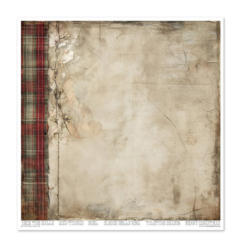 ITD Collection Winter's Tale in red 12x12 Inch Paper Pad (SLS 094) ITD Collection Winter's Tale in red 12x12 Inch Paper Pad (SLS 094)