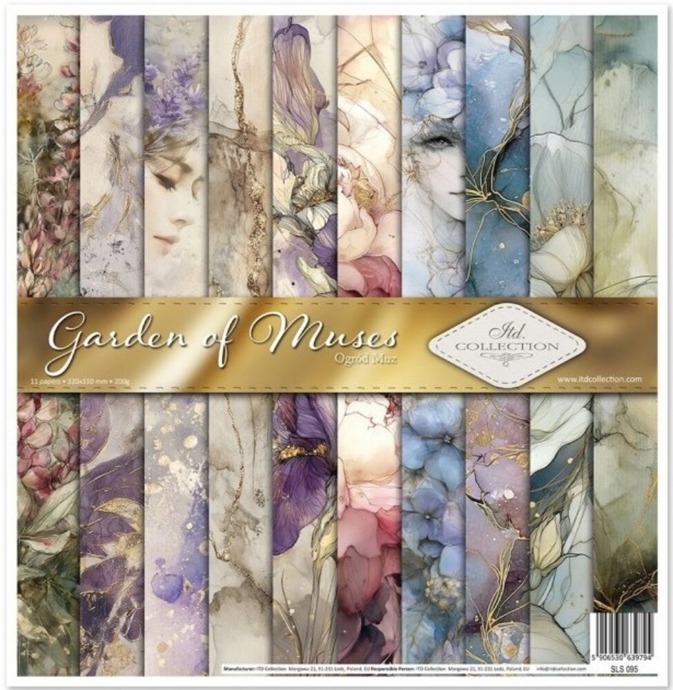 ITD Collection Garden of Muses 12x12 Inch Paper Pad (SLS 095) ITD Collection Garden of Muses 12x12 Inch Paper Pad (SLS 095)