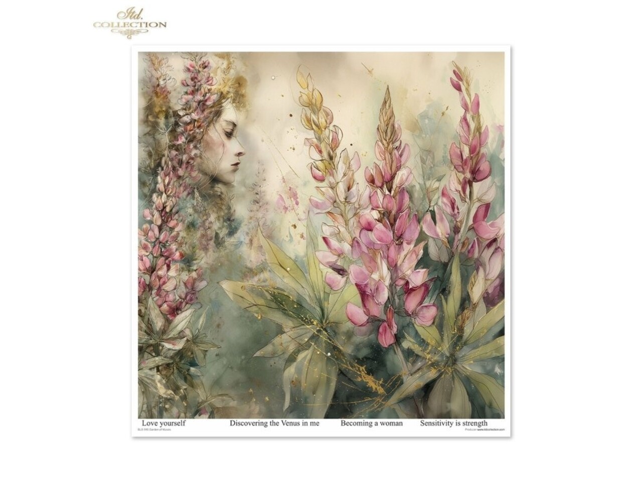 ITD Collection Garden of Muses 12x12 Inch Paper Pad (SLS 095) ITD Collection Garden of Muses 12x12 Inch Paper Pad (SLS 095)