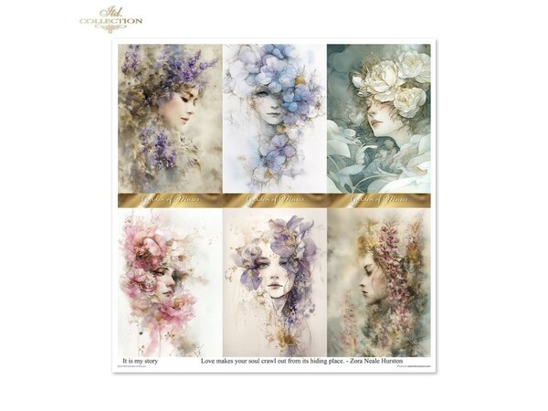 ITD Collection Garden of Muses 12x12 Inch Paper Pad (SLS 095) ITD Collection Garden of Muses 12x12 Inch Paper Pad (SLS 095)