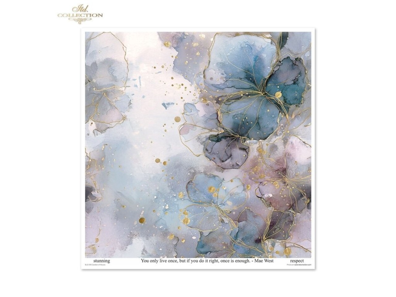 ITD Collection Garden of Muses 12x12 Inch Paper Pad (SLS 095) ITD Collection Garden of Muses 12x12 Inch Paper Pad (SLS 095)