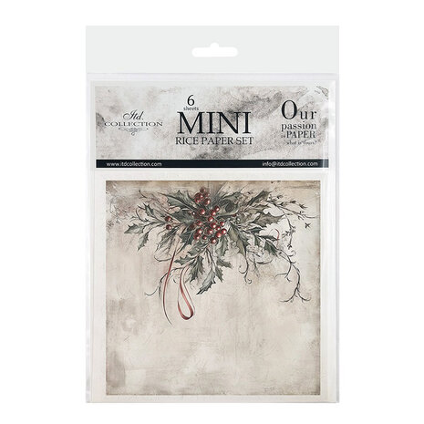 ITD Collection 6x6 Inch Rice Paper Set (RSM 180)