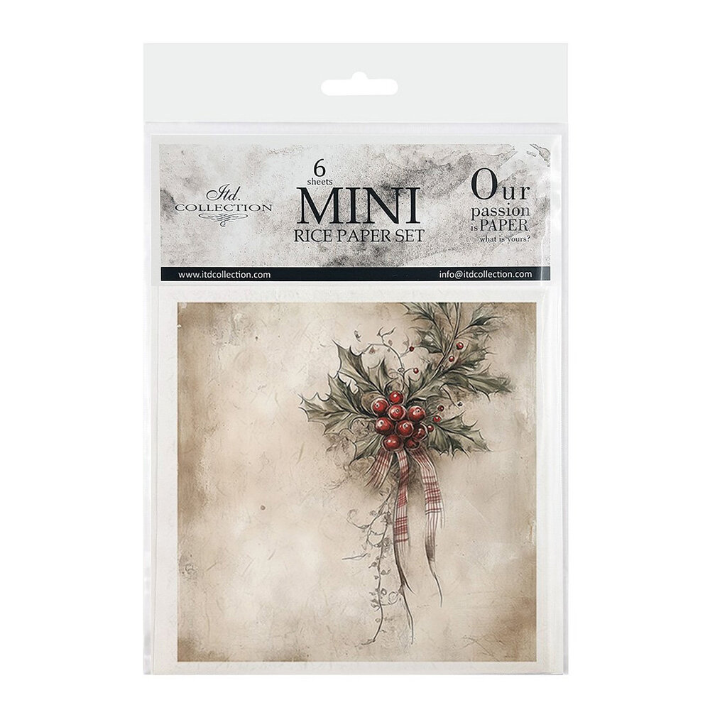 ITD Collection 6x6 Inch Rice Paper Set (RSM 181)