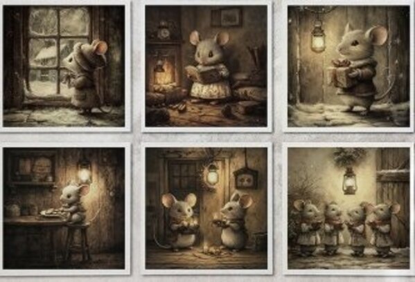 ITD Collection 6x6 Inch Rice Paper Set (RSM 188)