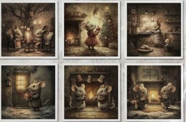 ITD Collection 6x6 Inch Rice Paper Set (RSM 189)