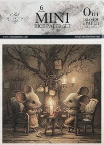 ITD Collection 6x6 Inch Rice Paper Set (RSM 189)