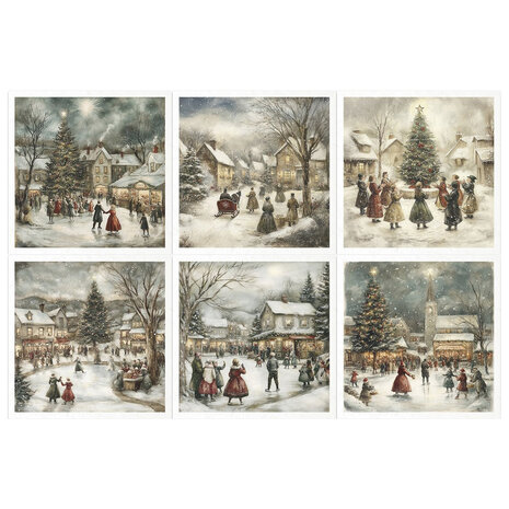 ITD Collection 6x6 Inch Rice Paper Set (RSM 191)