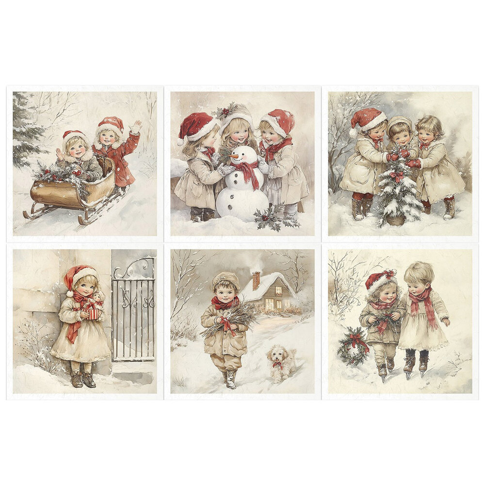 ITD Collection 6x6 Inch Rice Paper Set (RSM 199)