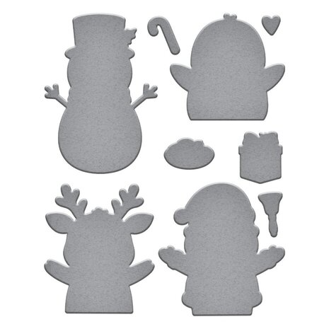 Spellbinders Christmas Hugs Dies (S7-281) Spellbinders Christmas Hugs Dies (S7-281)