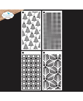 Elizabeth Craft Designs Golden Season Journal Stencils 9 (S058) Elizabeth Craft Designs Golden Season Journal Stencils 9 (S058)
