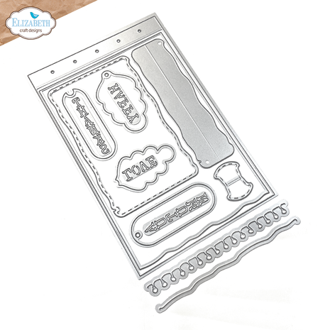 Elizabeth Craft Designs Golden Season Dies Build a Journal (2292) Elizabeth Craft Designs Golden Season Dies Build a Journal (2292)