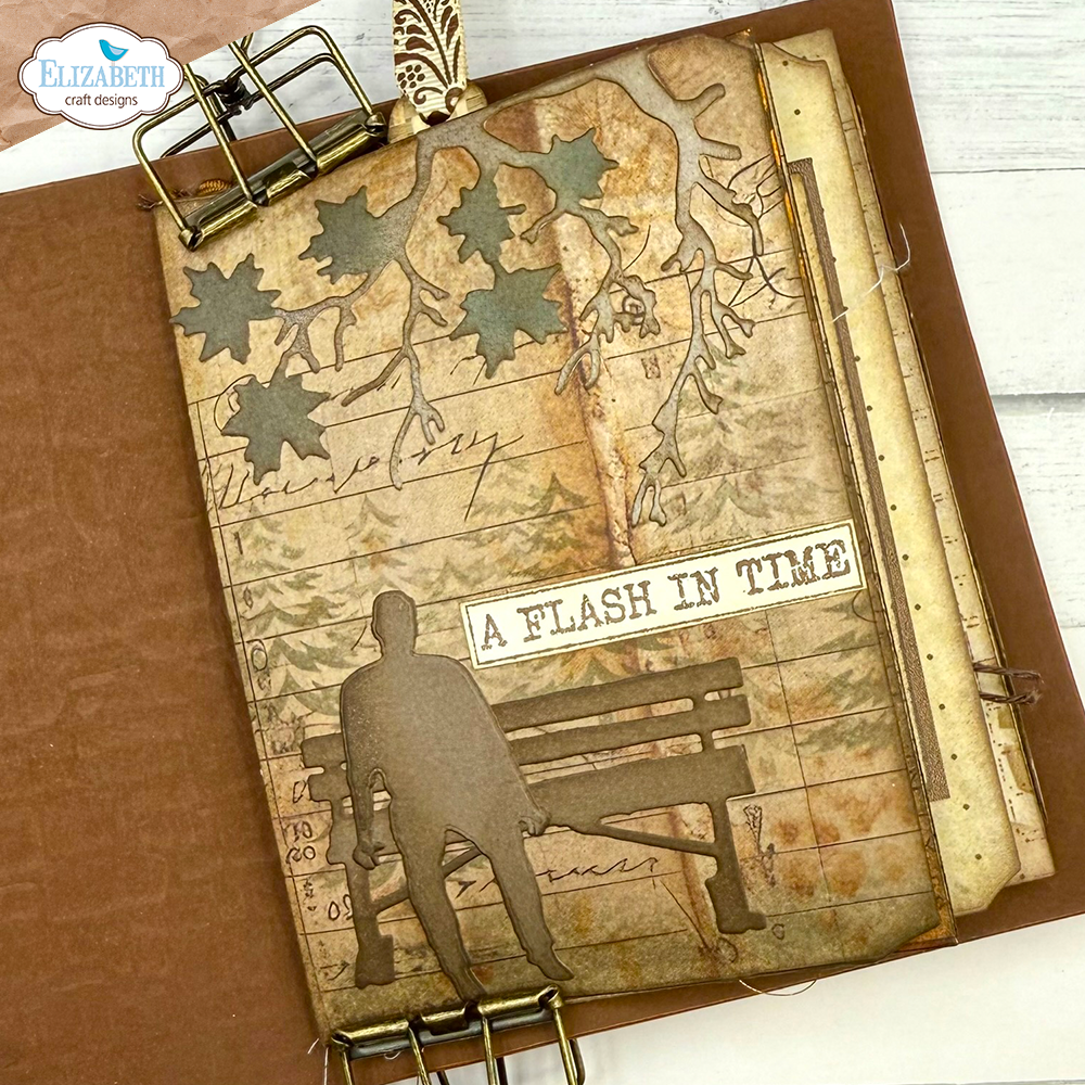 Elizabeth Craft Designs Golden Season Dies Build a Journal XL (2293) Elizabeth Craft Designs Golden Season Dies Build a Journal XL (2293)
