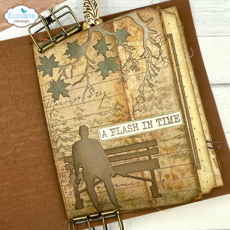 Elizabeth Craft Designs Golden Season Dies Build a Journal XL (2293) Elizabeth Craft Designs Golden Season Dies Build a Journal XL (2293)