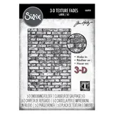Sizzix 3D Texture Fades A5 Large Brickwork (666958)