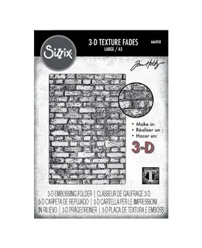 Sizzix 3D Texture Fades A5 Large Brickwork (666958) Sizzix 3D Texture Fades A5 Large Brickwork (666958)