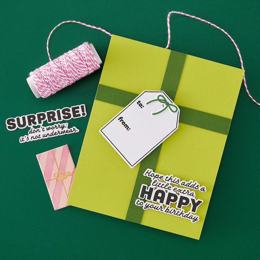 Hero Arts Best Gift Ever Just Because Stamps & Dies (DC329) Hero Arts Best Gift Ever Just Because Stamps & Dies (DC329)