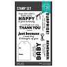 Hero Arts Best Gift Ever Just Because Clear Stamps (CM820) Hero Arts Best Gift Ever Just Because Clear Stamps (CM820)