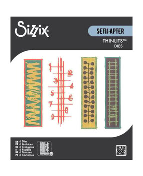 Sizzix Seth Apter Thinlits Die Set Stretchers (667022) Sizzix Seth Apter Thinlits Die Set Stretchers (667022)