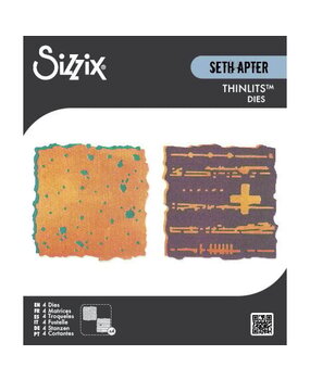 Sizzix Seth Apter Thinlits Die Set Paper Cutz #1 (667023) Sizzix Seth Apter Thinlits Die Set Paper Cutz #1 (667023)