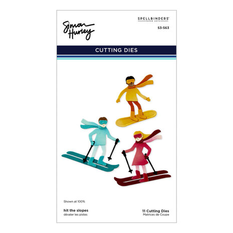 Spellbinders Ski-son's Greetings Hit the Slopes Dies (S3-563) Spellbinders Ski-son's Greetings Hit the Slopes Dies (S3-563)