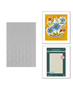 Spellbinders Tabbed Classics Polka Dot & Posy Duo 3D Embossing Folder (E3D-143) Spellbinders Tabbed Classics Polka Dot & Posy Duo 3D Embossing Folder (E3D-143)