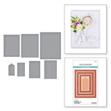 Spellbinders Happier Hour Linear Touch Rectangles and Tag Dies (S5-721)