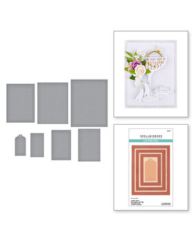Spellbinders Happier Hour Linear Touch Rectangles and Tag Dies (S5-721) Spellbinders Happier Hour Linear Touch Rectangles and Tag Dies (S5-721)