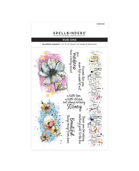 Spellbinders Beautifully Imperfect Rub Ons (SCSR-006) Spellbinders Beautifully Imperfect Rub Ons (SCSR-006)