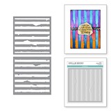 Spellbinders Beautifully Imperfect Tattered Stripes Stencil (STN-111)