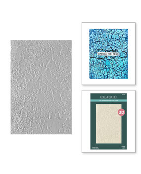 Spellbinders Beautifully Imperfect Crackle Paint 3D Embossing Folder (E3D-156) Spellbinders Beautifully Imperfect Crackle Paint 3D Embossing Folder (E3D-156)