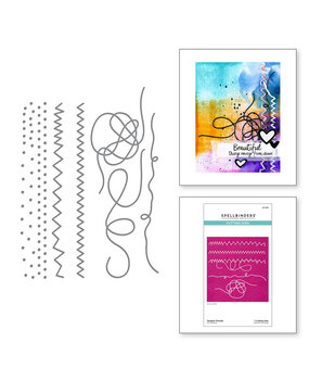 Spellbinders Beautifully Imperfect Tangled Threads Dies (S4-1481) Spellbinders Beautifully Imperfect Tangled Threads Dies (S4-1481)