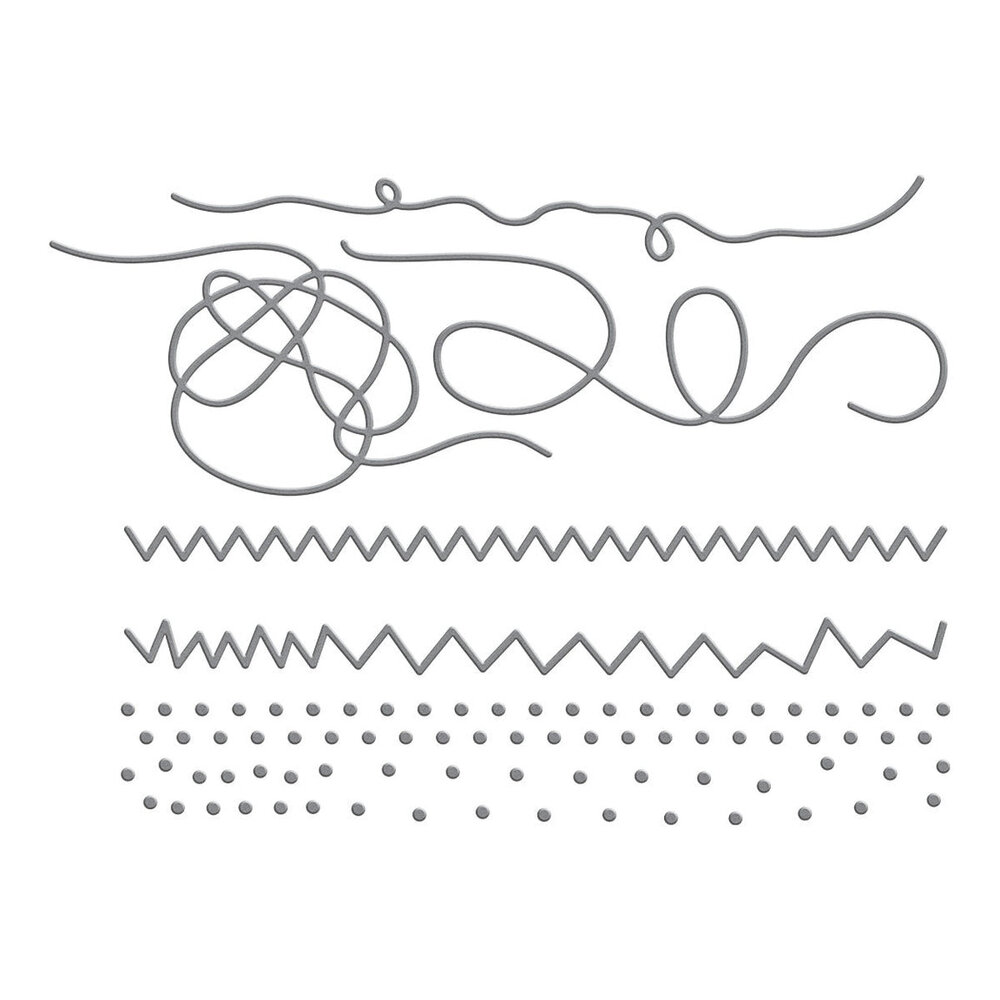 Spellbinders Beautifully Imperfect Tangled Threads Dies (S4-1481) Spellbinders Beautifully Imperfect Tangled Threads Dies (S4-1481)