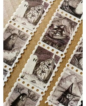 Jon Turner Illustration Fragments Fantasy Art Stamps Wahi Tape (76116) Jon Turner Illustration Fragments Fantasy Art Stamps Wahi Tape (76116)