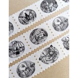 Jon Turner Illustration Matchsticks Miniatures Art Stamps Wahi Tape (76122)