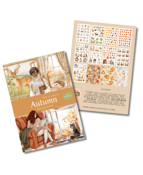 Penpaling Paula Autumn Sticker Book (SB004) Penpaling Paula Autumn Sticker Book (SB004)