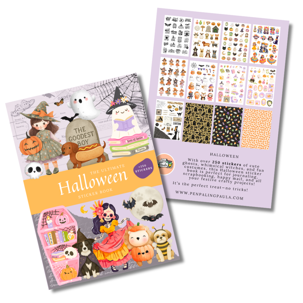 Penpaling Paula Halloween Sticker Book (SB003) Penpaling Paula Halloween Sticker Book (SB003)