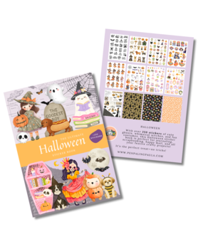 Penpaling Paula Halloween Sticker Book (SB003) Penpaling Paula Halloween Sticker Book (SB003)