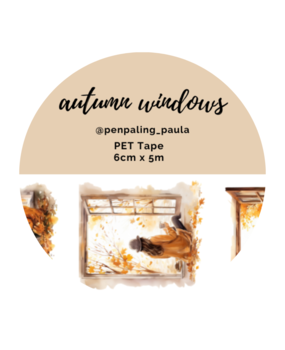 Penpaling Paula Autumn Windows PET Tape (PET015) Penpaling Paula Autumn Windows PET Tape (PET015)