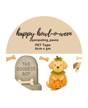 Penpaling Paula Happy Howl-o-ween PET Tape (PET033) Penpaling Paula Happy Howl-o-ween PET Tape (PET033)